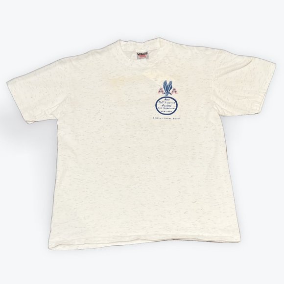L - VINTAGE 90’S AA AIRLINE TSHIRT - Picture 1 of 2